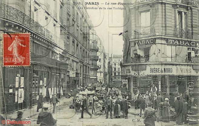 Angle rue Française - rue Turbigo